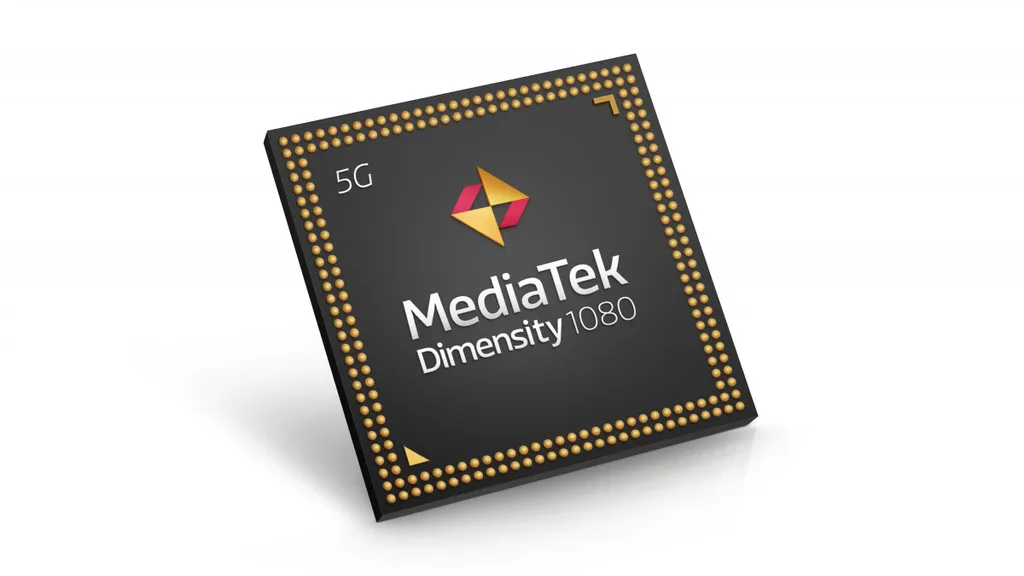 O MediaTek Dimensity 1080 estreia como uma versão revisada do Dimensity 920, tendo como destaque o suporte a câmeras de 200 MP (Imagem: Divulgação/MediaTek)