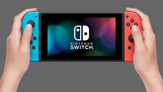 Neste modo, o Switch fica parecido com o GamePad do Wii U