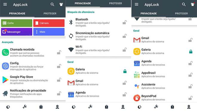AppLock é uma opção simples para bloquear apps no smartphone de forma segura