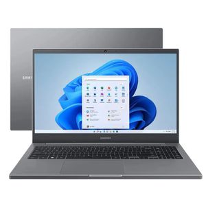 Notebook Samsung Book Intel Core i5, 15,6” Full HD, 8GB 256GB SSD - Windows 11 [CUPOM]