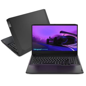Notebook Gamer Lenovo Gaming 3i Intel Core i5-11300H, 8GB RAM, GeForce GTX 1650, SSD 512GB, 15.6 Full HD, Windows 11, Preto - 82MG0009BR [CUPOM]