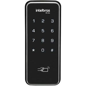 Fechadura Digital de Sobrepor Touch Screen FR 201 Preto Intelbras