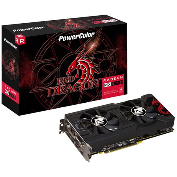 Placa de Video Radeon Rx 570 4gb Red Dragon - Power Color [Cashback]