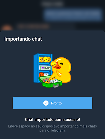 Passe a conversar pelo Telegram (Imagem: André Magalhães/Captura de tela) 
