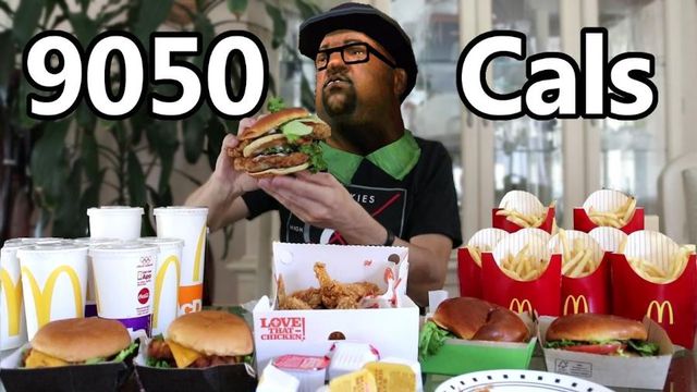 Este youtuber tentou comer cardápio monstruoso de “GTA San Andreas”