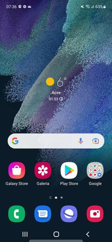 Samsung Galaxy S21 FE Interface