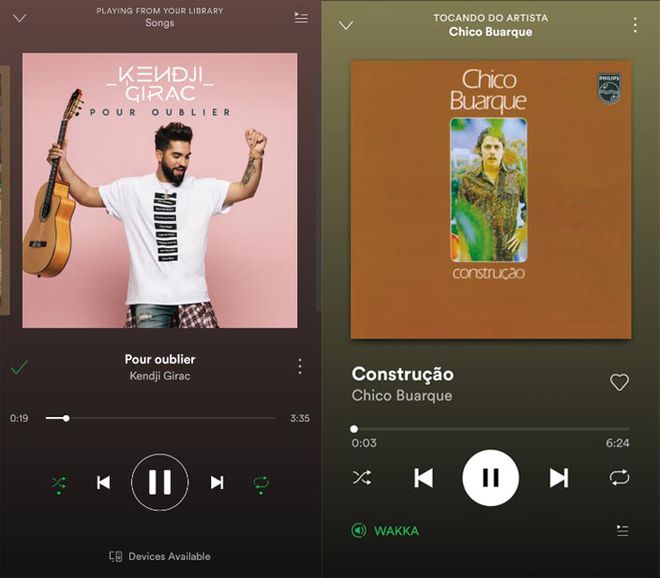 Spotify modifica interface para iOS e Android da seção “tocando agora”