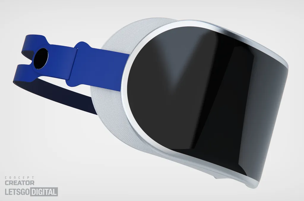 Headset de realidade mista da Apple deve ser construído em alumínio, vidro e tecido entrelaçado (Imagem: LetsGoDigital)