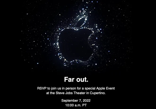 Imagem do convite para o evento especial da Apple (Imagem: Reprodução/Apple)