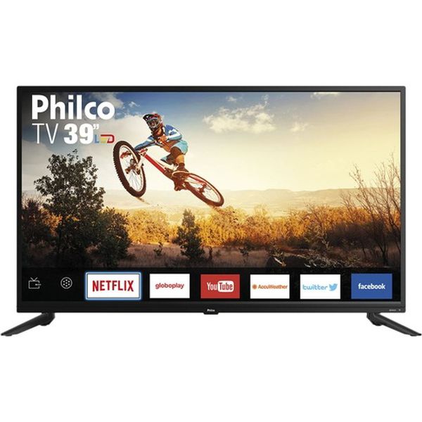 Smart TV LED 39” PTV39E60SN HD com Conversor Digital Integrado 2 HDMI 1 USB no Shoptime