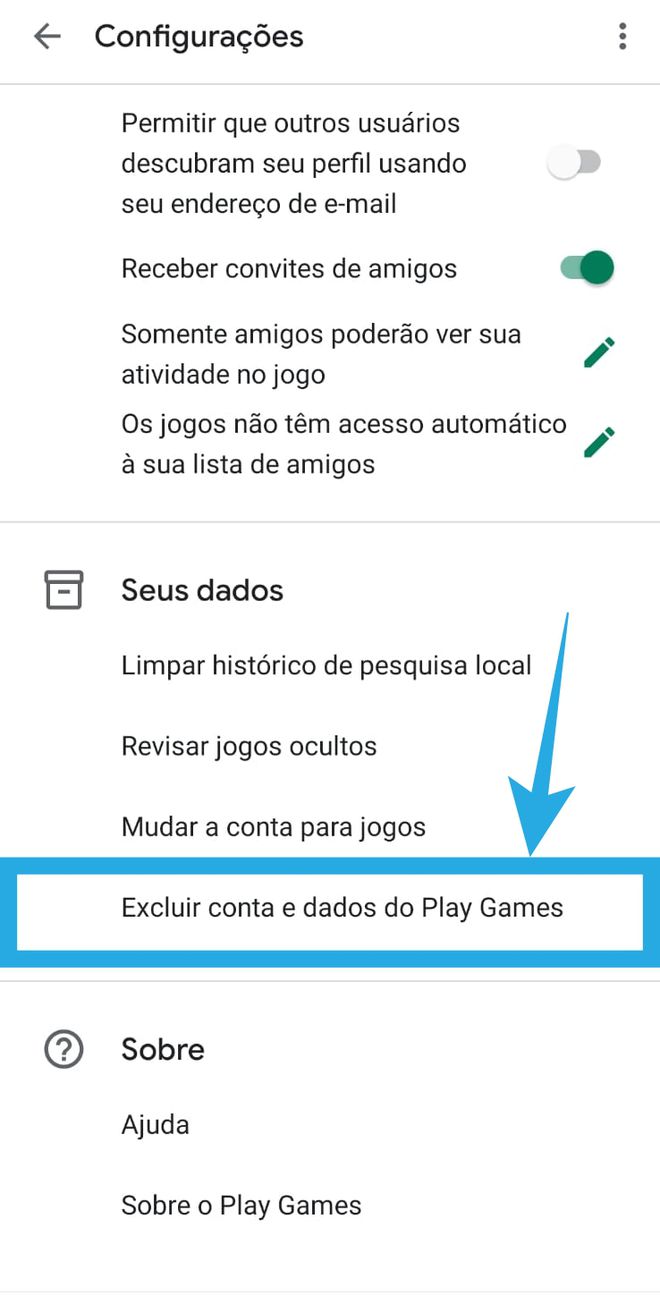 Google Play Games  Como apagar o progresso de um jogo