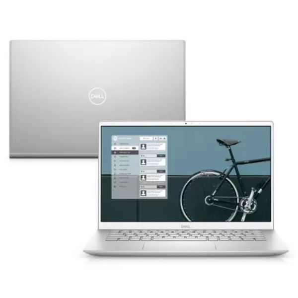 Notebook Ultrafino Dell Inspiron i5402-U10S 14" Full HD 11ª Geração Intel Core i5 8GB 256GB SSD Linux Prata