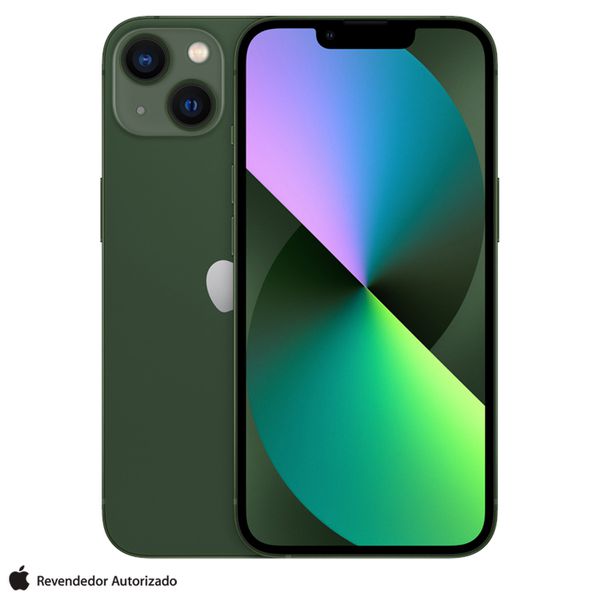 iPhone 13 Apple (512GB) Verde, Tela de 6,1", 5G e Câmera Dupla de 12 MP [CASHBACK ZOOM]