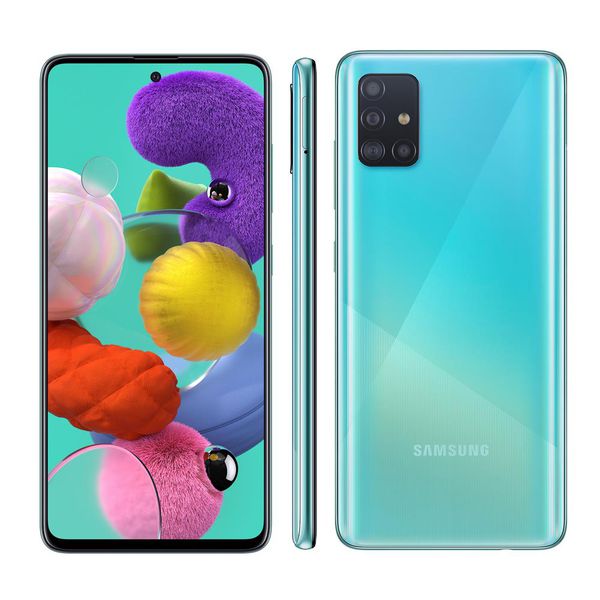 Smartphone Samsung Galaxy A51 Azul 128GB, Tela Infinita de 6.5", Câmera Traseira Quádrupla, Leitor Digital na Tela, Android e Processador Octa-Core [CUPOM+BOLETO]