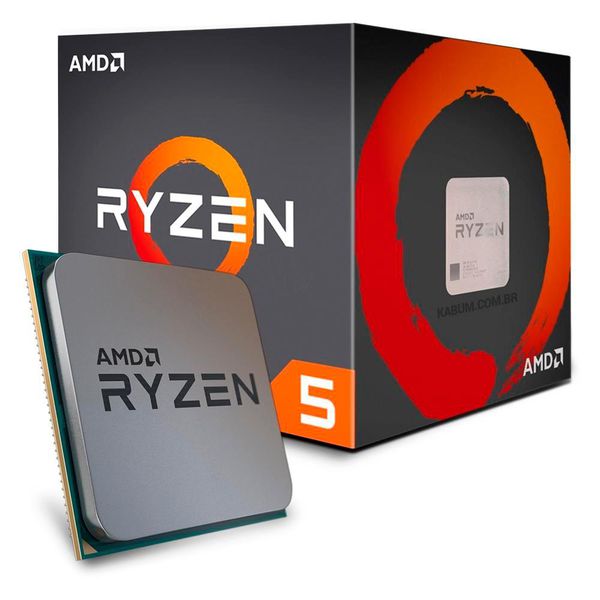 Processador AMD Ryzen 5 1600, Cache 19MB, 3.2GHz (3.6GHz Max Turbo), AM4 - YD1600BBAFBOX