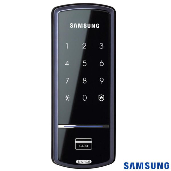 Fechadura Digital Samsung SHS-1321 Preta [À VISTA]