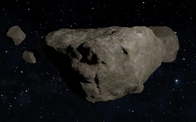 Os asteroides são objetos rochosos que orbitam o Sol (Imagem: Reprodução/BENG-ART/Pixabay)