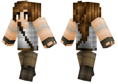 Skin de Lara Croft em Minecraft (Imagem: Minecraftskins.net)