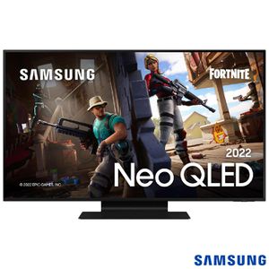 Smart TV 43" Neo QLED 4K Samsung Gaming 43QN90B Mini Led Painel até 144hz Processador com IA Som em Movimento Tela sem limites Design slim [CASHBACK AME]