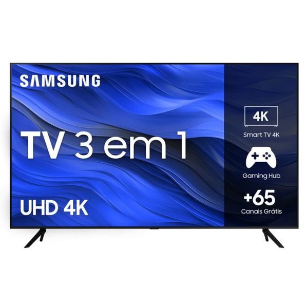 Smart TV Samsung 43" 4K Gaming Hub UN43CU7700GXZD | LEIA A DESCRIÇÃO - CASHBACK
