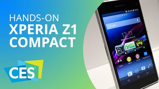 Experimentamos o Sony Xperia Z1 Compact na CES 2014 [Hands-on | CES 2014]