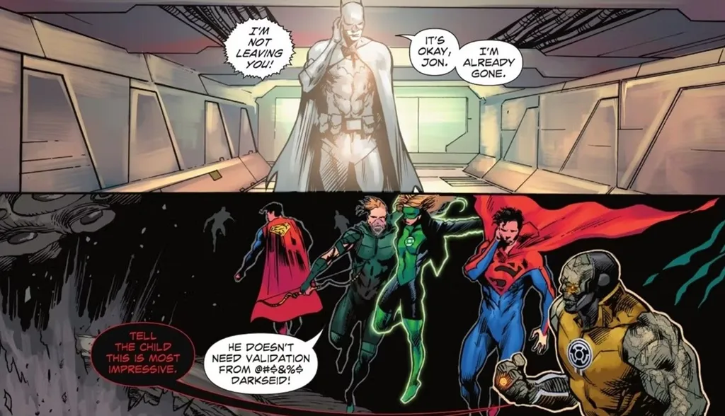 Darkseid elogia o Batman Damian Wayne (Imagem: Reprodução/DC Comics)