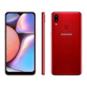 Smartphone Samsung Galaxy A10s 32GB Vermelho - 4G 2GB RAM 6,2” Câm. Dupla + Selfie 8MP [CUPOM]