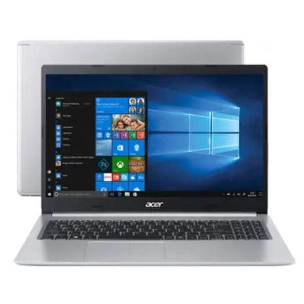 Notebook Acer Aspire 5 A515-54-587L Intel Core i5 - Quad-Core 8GB 256GB SSD 15,6” Windows 10 [À VISTA]