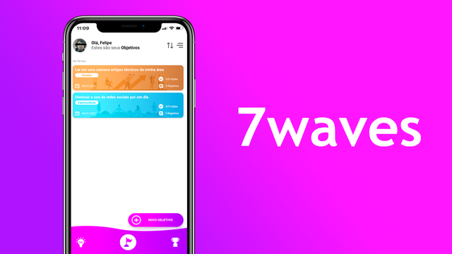 7Waves: app para organizar metas