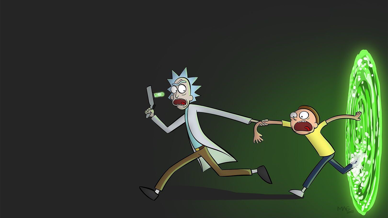 Rick y Morty, serie, animada, HD phone wallpaper