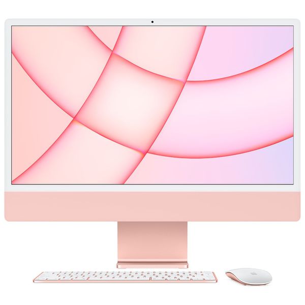iMac 24", Tela Retina 4.5K Apple, Processador M1 (8GB RAM, 256GB SSD) [CASHBACK NO ZOOM]
