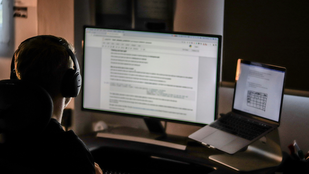 pessoa no computador