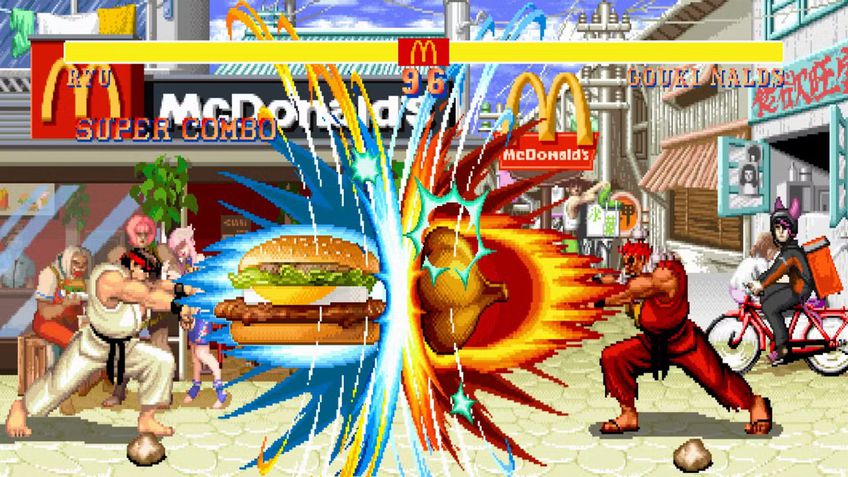 Capcom e McDonald's: Street Burgers