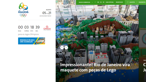 Tecnologia da Microsoft abastece site oficial da Olimpíada em tempo real