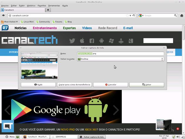 Linux Screenshot Linux Screenshot
