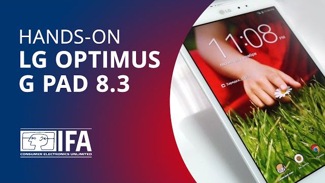 Experimentamos o LG Optimus G Pad 8.3 [Hands-on | IFA 2013]