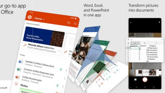 Microsoft lança app mobile do Office integrando Word, Excel e PowerPoint 