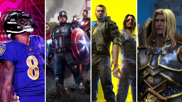 Divulgação/EA Sports, Square Enix, CDPR, Blizzard