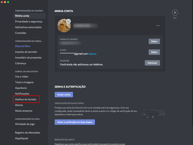 Como criar seus atalhos no Discord - Canaltech