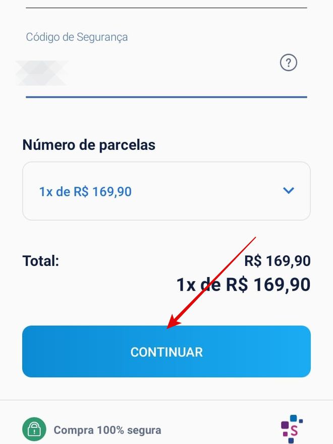 Escolha a forma de pagamento para adquirir o plano Premium do Serasa (Imagem: Guadalupe Carniel/Captura de tela)