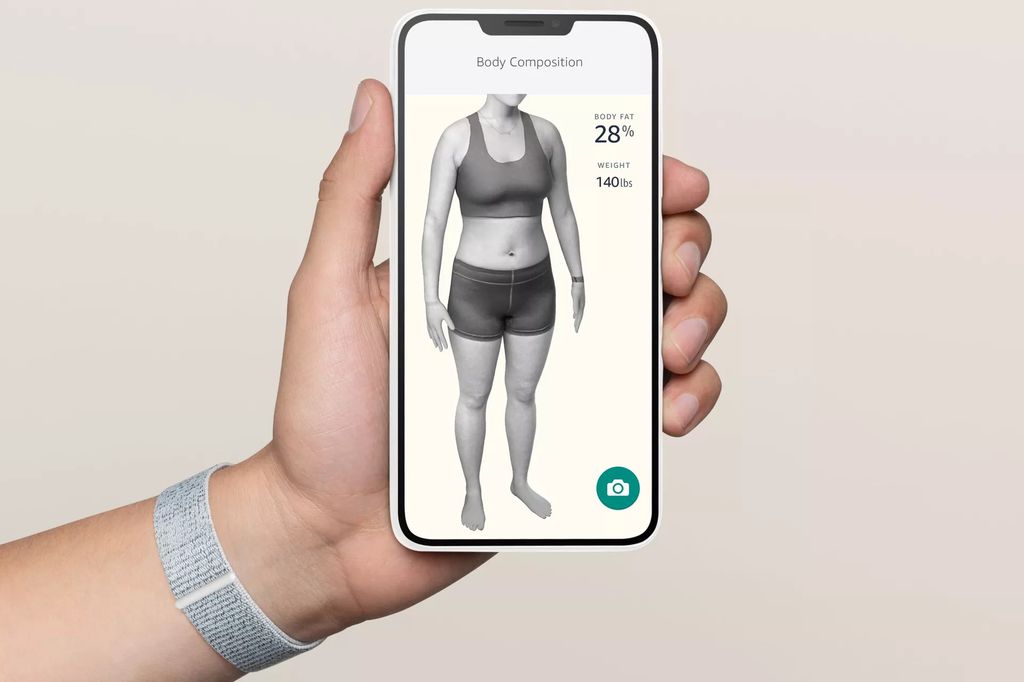 Aplicativo tira fotos do seu corpo para determinar a quantidade de gordura corporal (Foto: Divulgação/Amazon)