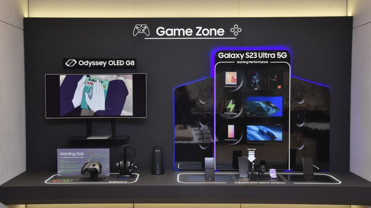 Samsung lança Game Zones para mostrar produtos gamers da marca no