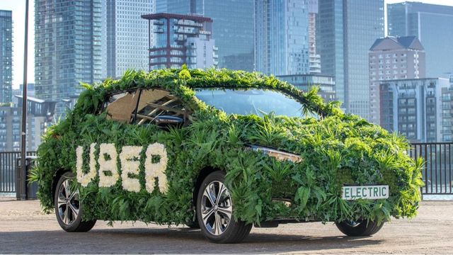 Uber pretende adotar apenas carros elétricos em Londres até 2025