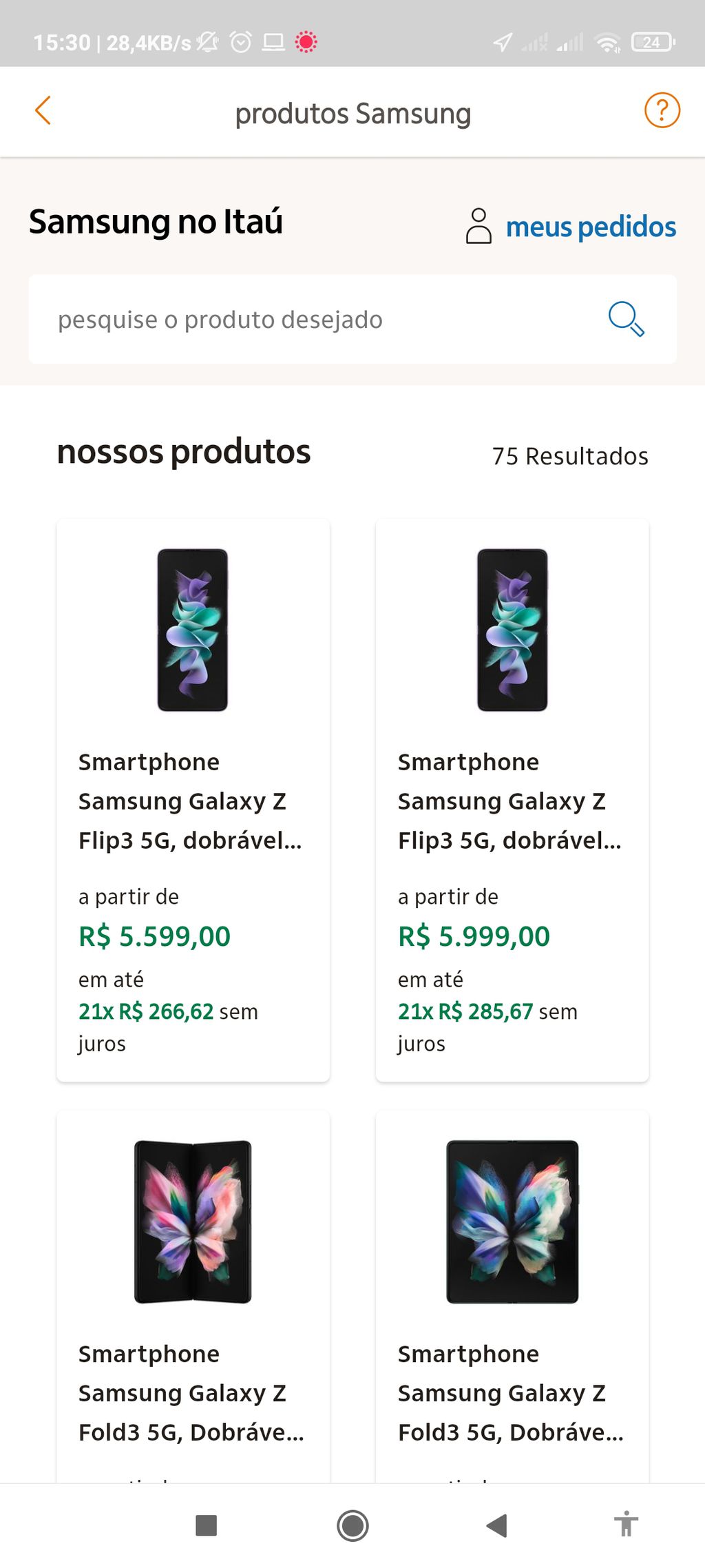 Itaú lança programa Sempre de Samsung; é possível ter celulares