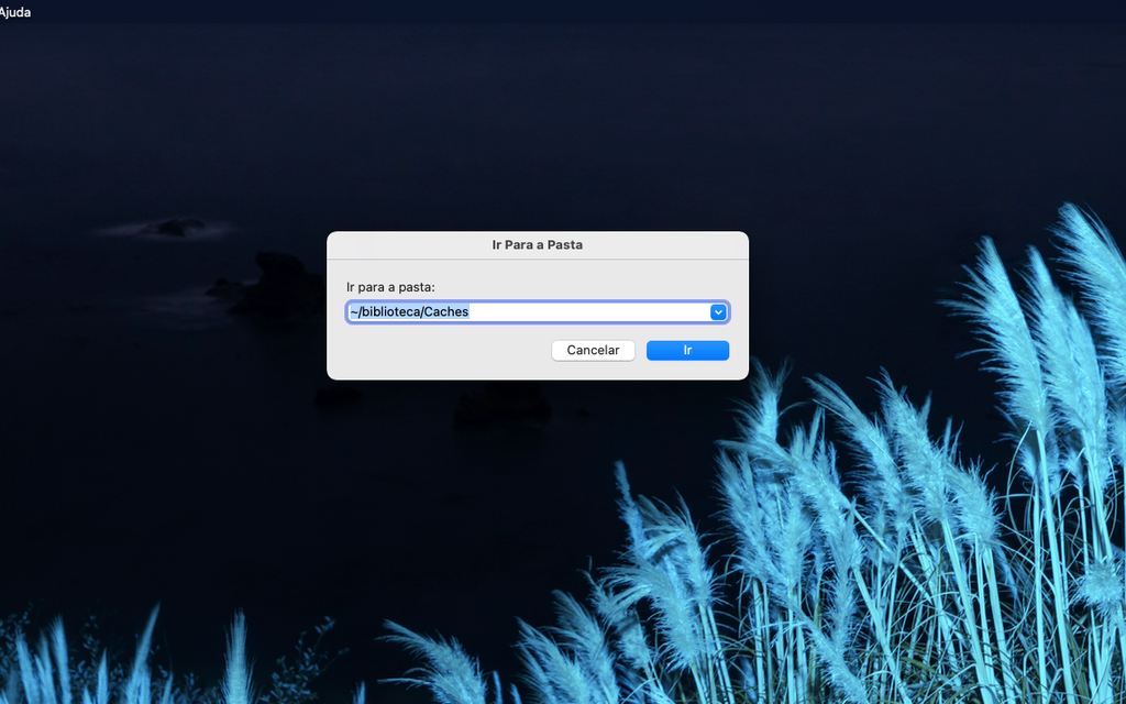 Acesse rapidamente a pasta de arquivos em cache no Mac (Captura de tela: Thiago Furquim)