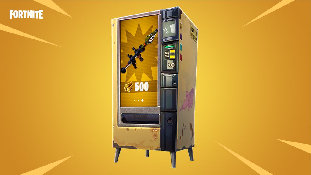 Vending Machines de armas raras em Fortinite (Imagens: Epic Games)