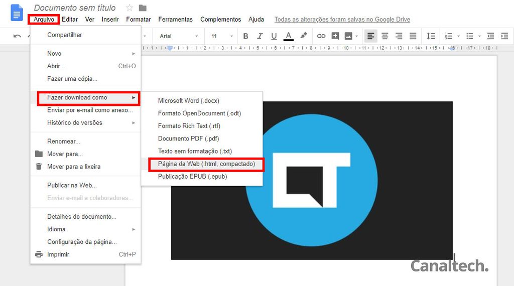 Como salvar imagens de um documento do Microsoft Word ou do Google Docs