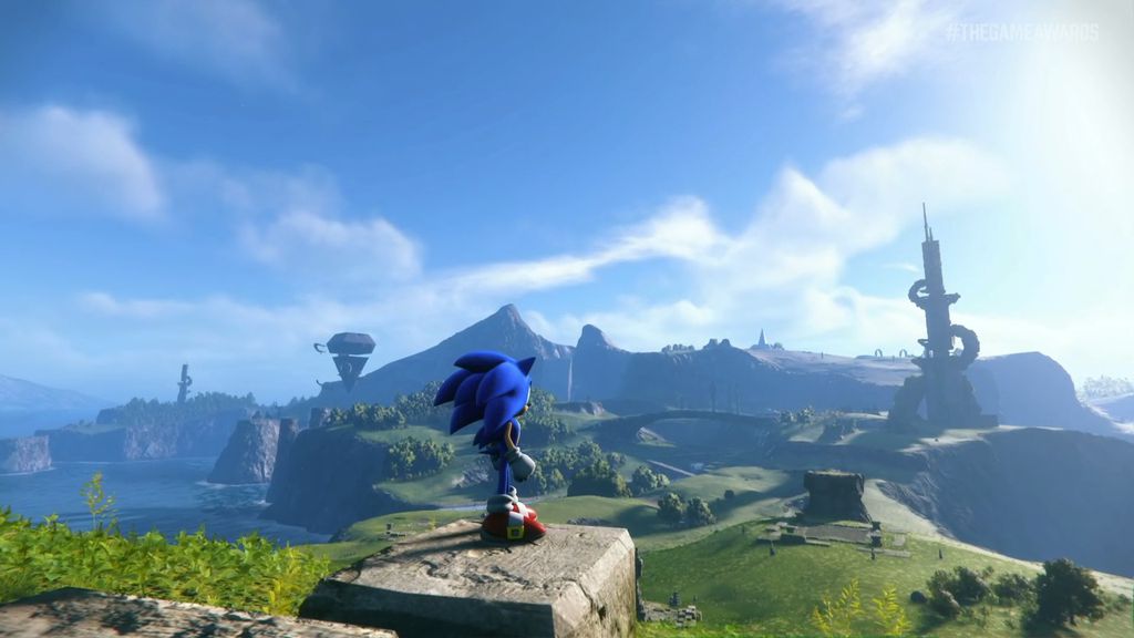 O mundo aberto de Sonic Frontiers é o grande atrativo do jogo e deve retornar em sua sequência (Imagem: Divulgação/SEGA)