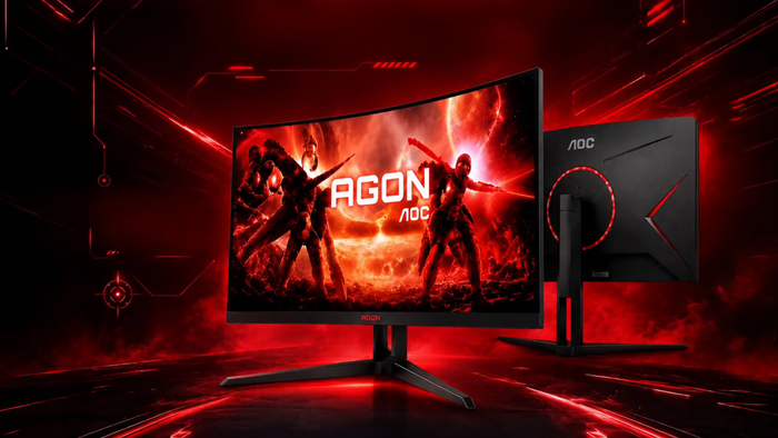 Amazon derruba preço do AOC Agon Quad 32”, monitor gamer QHD grandão curvo