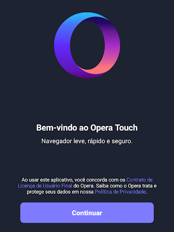Abra o Opera Touch (Imagem: André Magalhães/Captura de tela)
